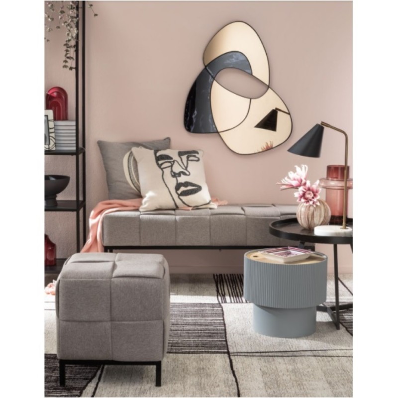 Specchiera Decorativa Urban in Metallo Nero –...