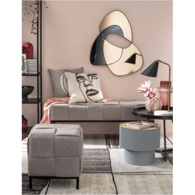 Specchiera Decorativa Urban in Metallo Nero –...