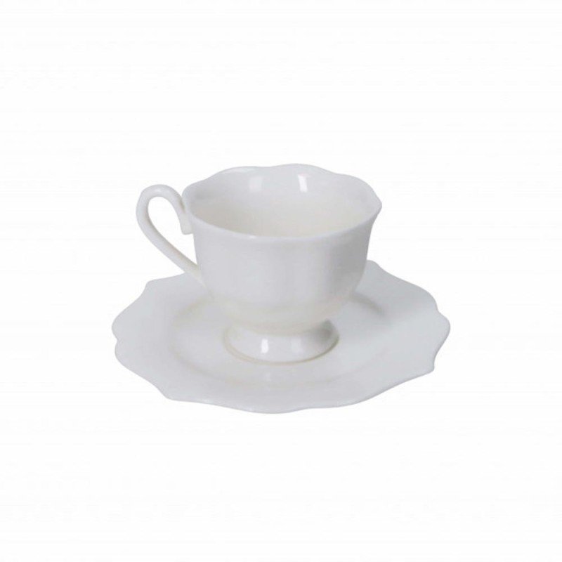 TAZZINA CAFFE QUEEN SET 2 PZ NEW BONE CHINA