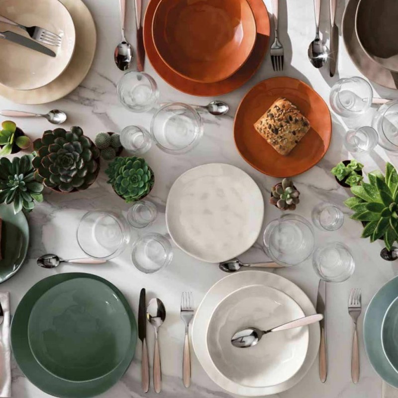 Set 18 Pezzi Sinfonia Bianco Gres – Brandani