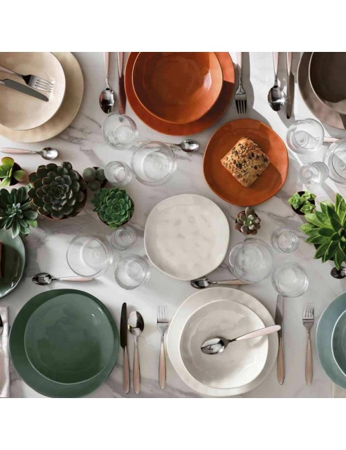 Set 18 Pezzi Sinfonia Bianco Gres – Brandani