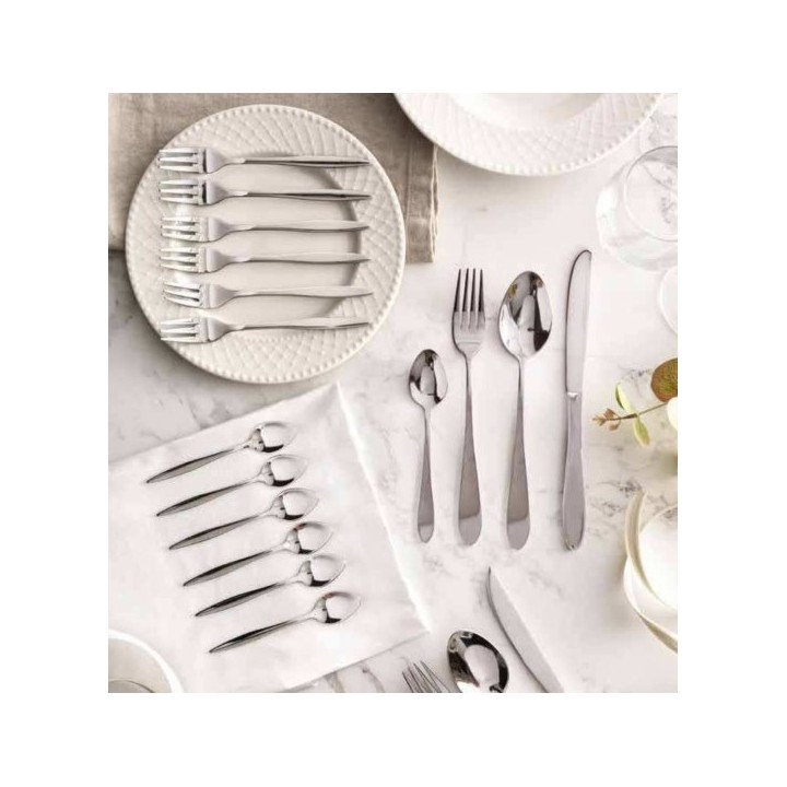 Brandani Set di 24 posate Slim in acciaio inox per 6 persone