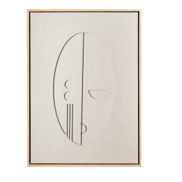 L'Oca Nera Quadro maschere tribali 53 × 73 cm
