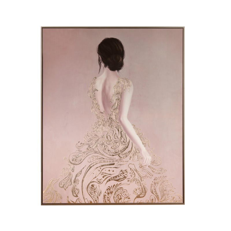 Quadro 80x100 con Cornice Donna Elegante – L'Oca Nera