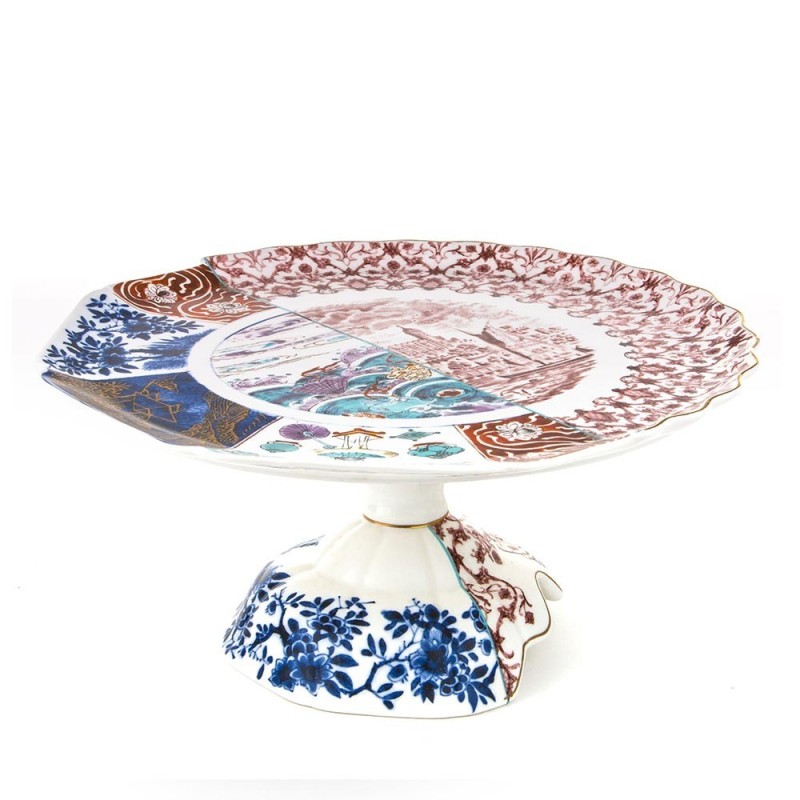 Seletti alzata in porcellana Hybrid Moriana cod. 09767