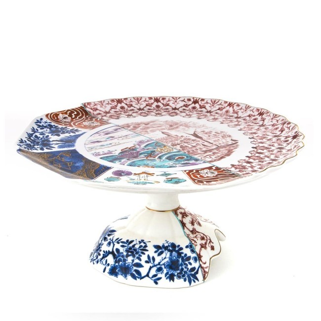 Seletti alzata in porcellana Hybrid Moriana cod. 09767