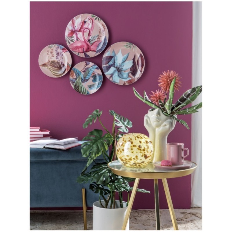 PIATTI DECORATIVI DA PARETE NASSAU - SET 4 PZ