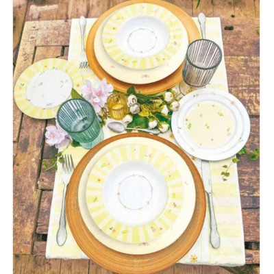 Servizio Tavola 18 Pz Polline Giallo – Brandani 2