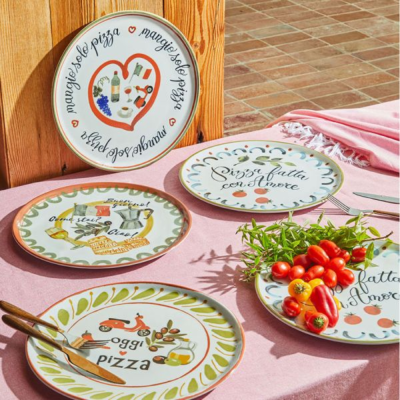 SET 4 PIATTI PIZZA CM33 2