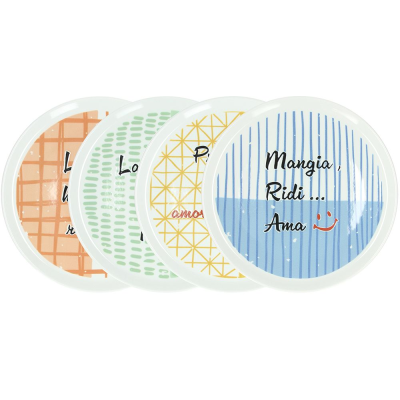 SET 4 PIATTI PIZZA CM33