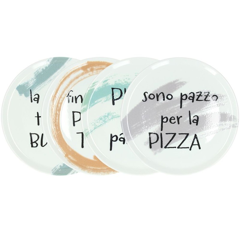 SET 4 PIATTI PIZZA CM33