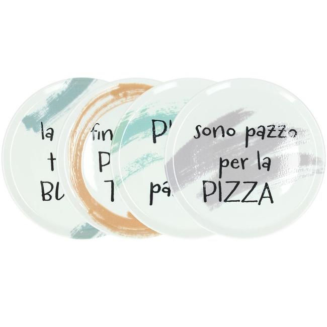 SET 4 PIATTI PIZZA CM33