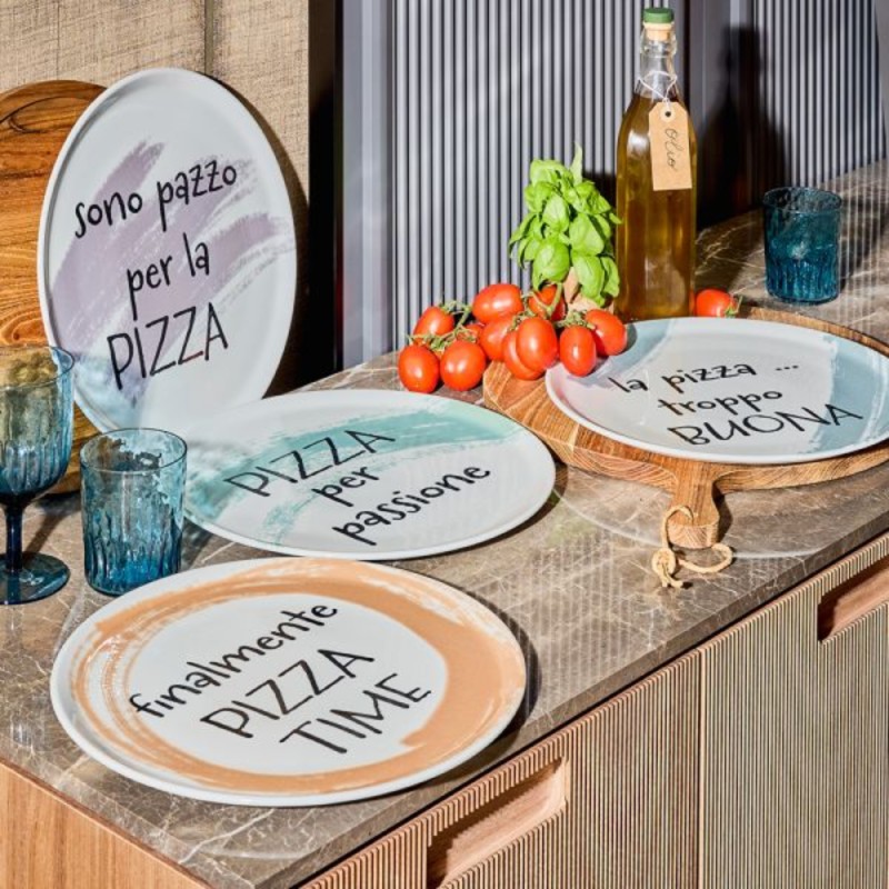 SET 4 PIATTI PIZZA CM33