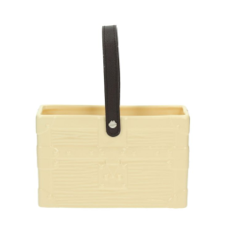 Tognana Vaso borsetta Bag rettangolare gialla 11 cm