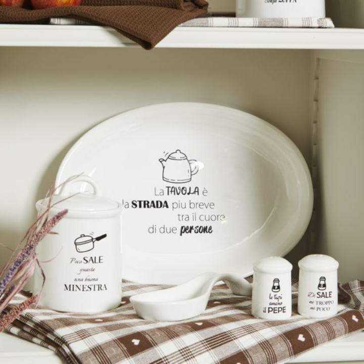 Tognana Appoggiamestolo Kitchen Cool in ceramica lungo 22 cm