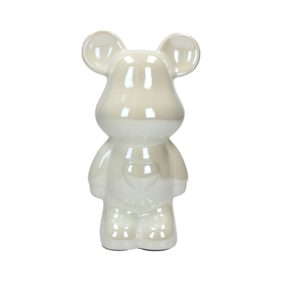 ORSO SALVADANAIO BIANCO H27       HOME DEC BEAR