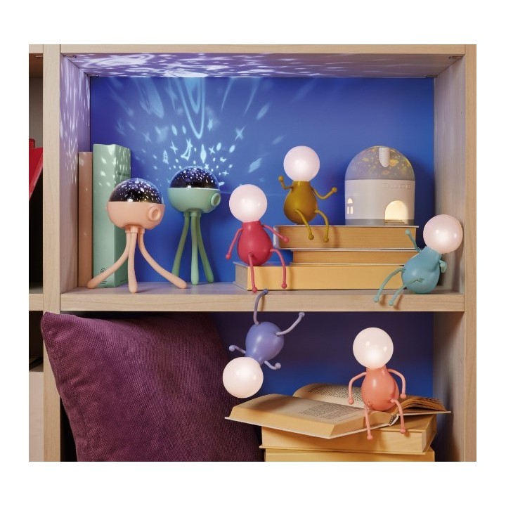 Brandani Lampada Baby Octopus con proiettore 20 cm