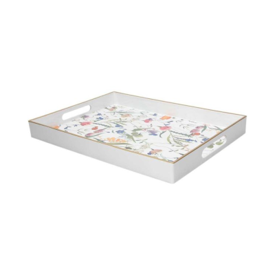 VASSOIO 25X35 SERVING FLORA
