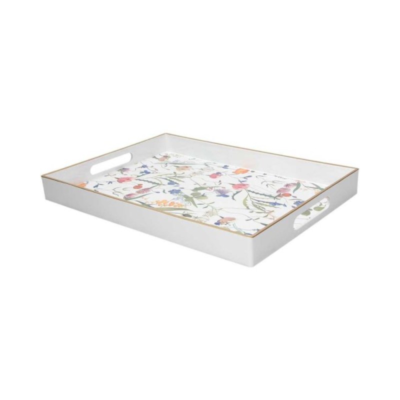 VASSOIO 25X35 SERVING FLORA