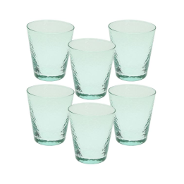 Tognana Set di 6 bicchieri Alice verdi da 330 cc
