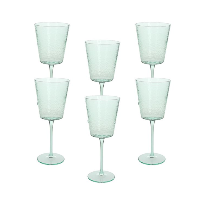 Tognana Set di 6 calici Alice verdi da 370 cc