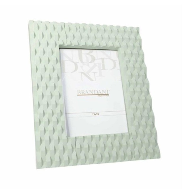 PORTAFOTO GLAM VERDE ACQUA INT.13X18 POLIRESINA