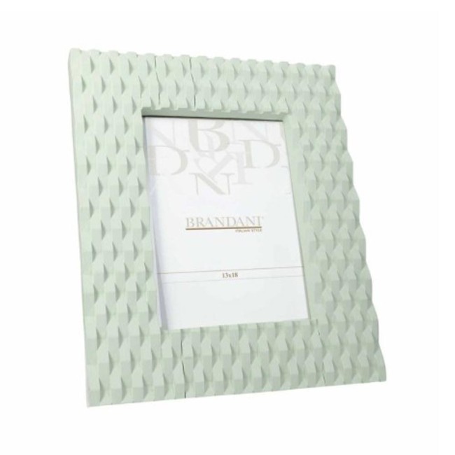 PORTAFOTO GLAM VERDE ACQUA INT.13X18 POLIRESINA