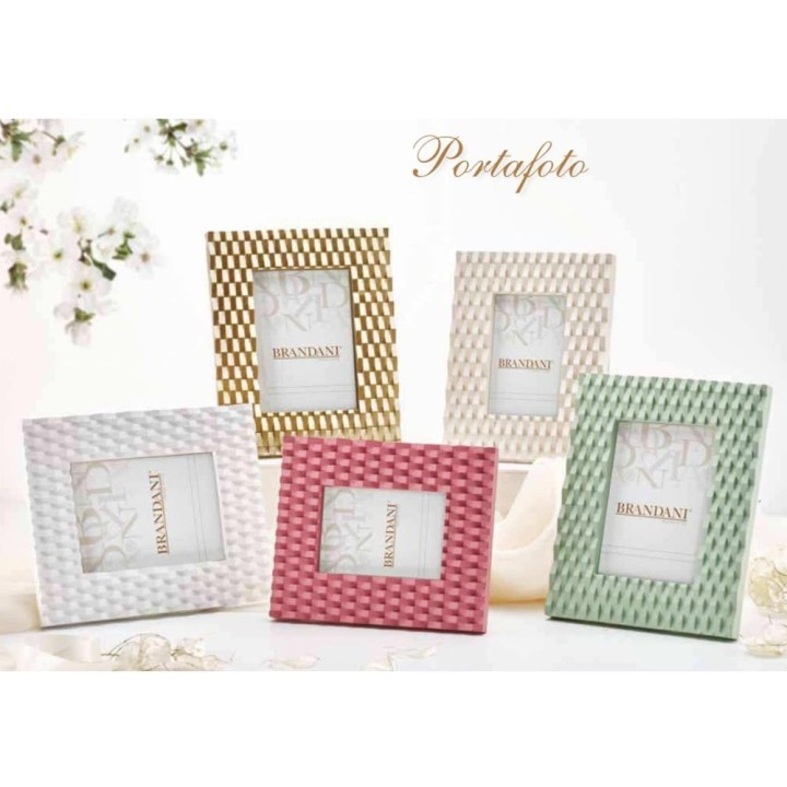 Brandani Portafoto Glam verde acqua 13 × 18 cm