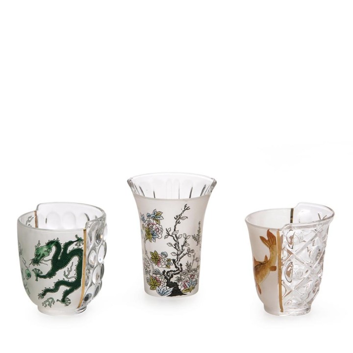 Seletti Set di bicchieri Hybrid Aglaura