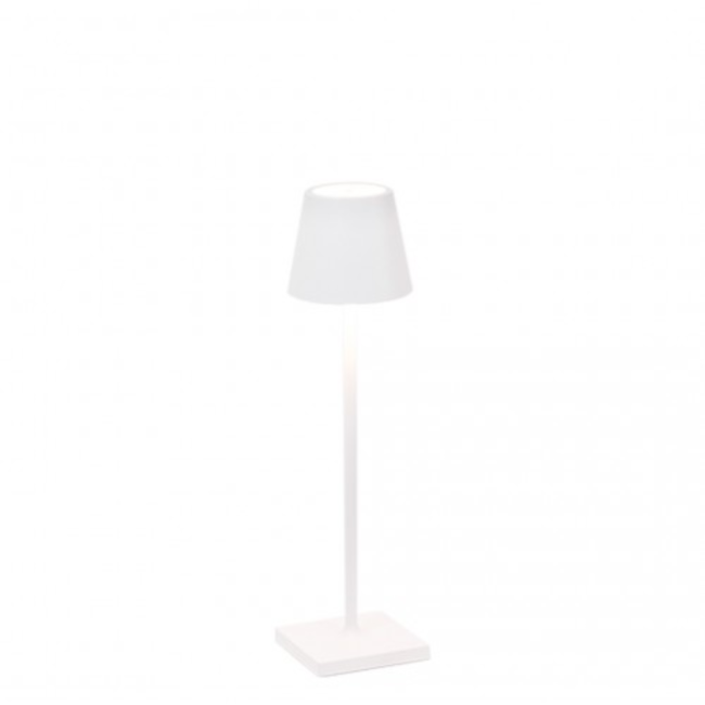 Poldina Micro Zafferano – Lampada da Tavolo Ricaricabile Touch LED Dimmerabile IP65