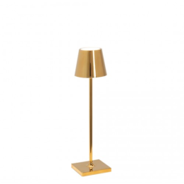 Zafferano Lampada Poldina Micro Pro oro alta 27,5 cm