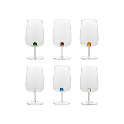 Set 6 Calici Bilia Multicolor Zafferano – Design Federico...