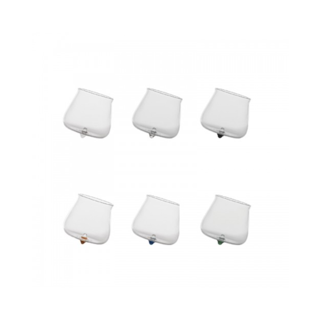 SET 6 TUMBLER PIROLO JUNIOR Zafferano – Bicchieri Design in Vetro Borosilicato