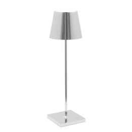 Zafferano Lampada Poldina Pro ricaricabile cromo
