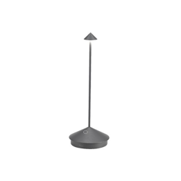 Zafferano Lampada Pina Pro ricaricabile grigio scuro