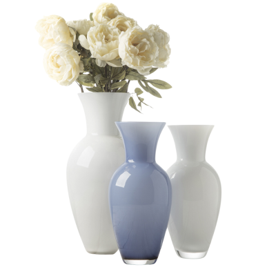 HYDRIA VASO H.46,5 CM.INCAMICIATO BIANCO 2