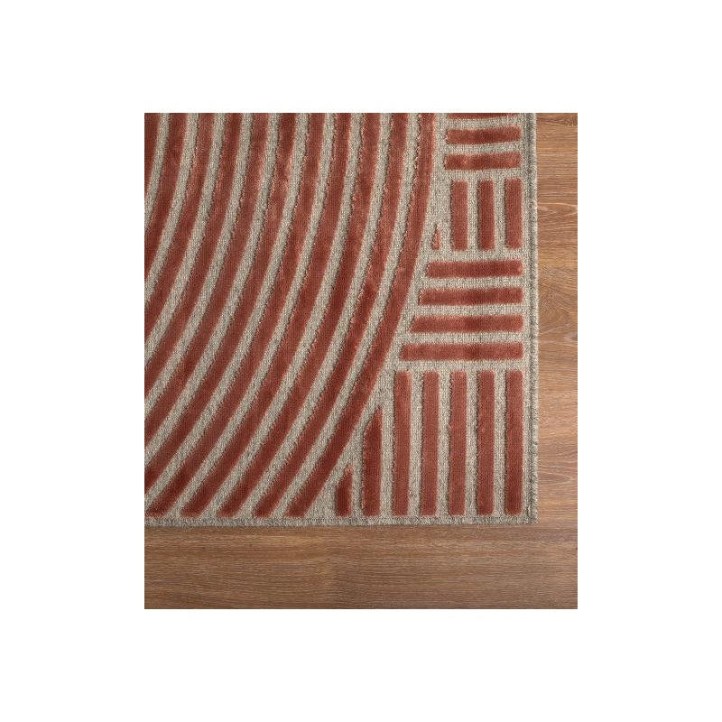 Tappeto Rettangolare con Decoro Geometrico a...