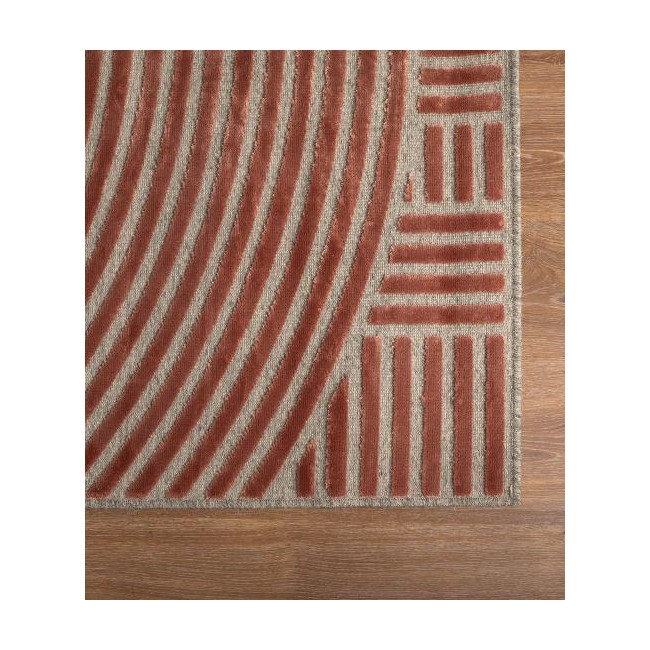 Tappeto Rettangolare con Decoro Geometrico a...
