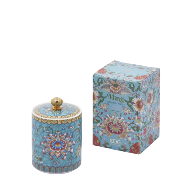 Candela in Ceramica “MING” Aloe & Sea Salt – EDG