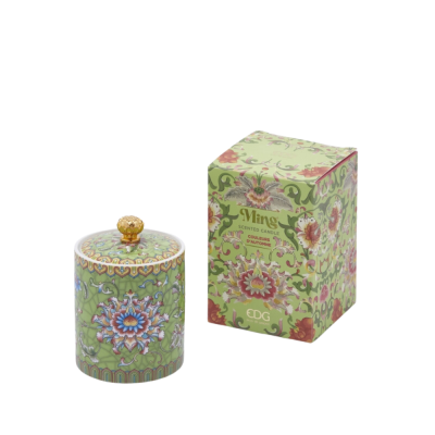 Candela Profumata in Ceramica Ming Menta e Basilico (H10...