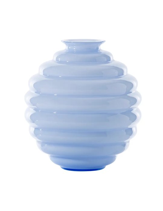 Vaso Deco Venini Iceberg Lattimo – Design Iconico in Vetro di Murano