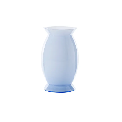 Vaso Idalion in Vetro di Murano Soffiato a Mano Iceberg e...