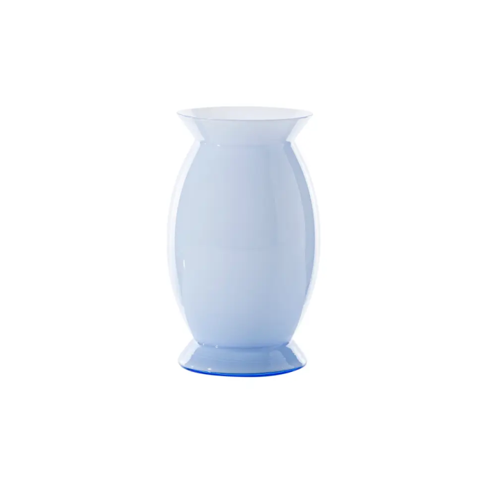 Venini Vaso Idalion iceberg e lattimo alto 27,5 cm