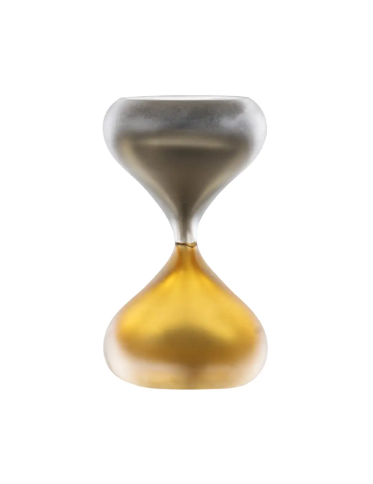 Clessidra Sommersa Venini Ambra Talpa Cristallo – Vetro di Murano Artistico