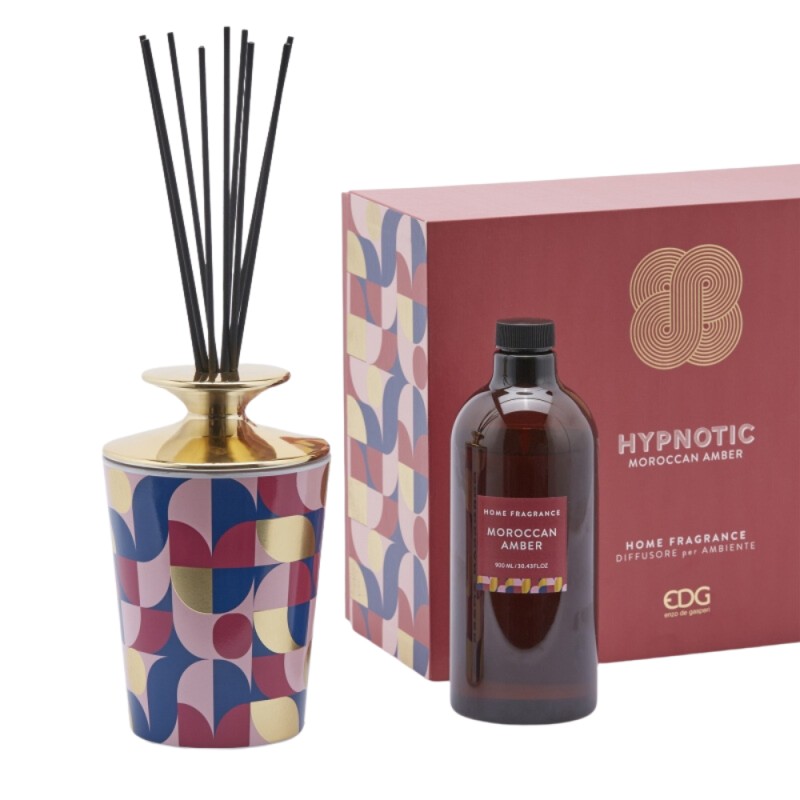 Profumatore Hypnotic Moroccan Amber 900 ml EDG – Collezione Midnight Garden