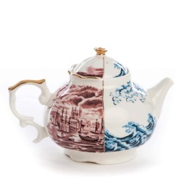 Seletti Teiera Hybrid Smeraldina in porcellana