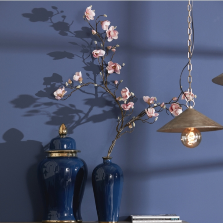 EDG Ramo artificiale di magnolia stellata alto 120 cm