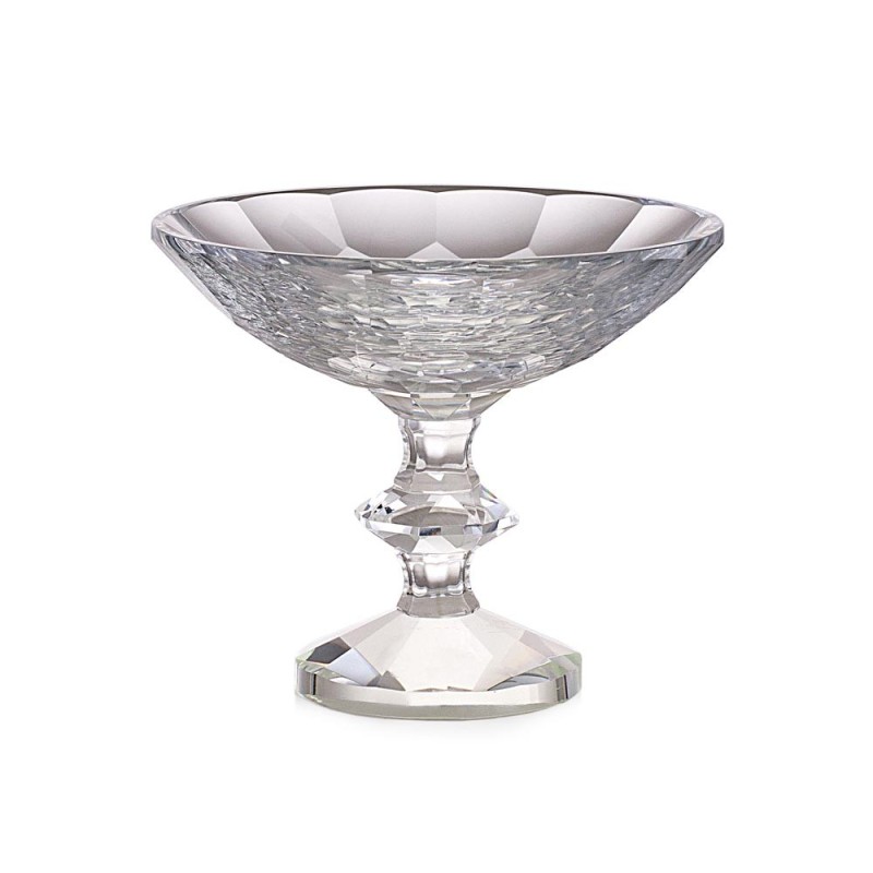 Alzata a Coppa in Cristallo Emò Italia Collezione Ghiaccio