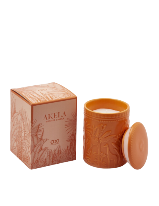 Candela Kerala con Coperchio Ambra Mirra H11 cm – EDG Enzo De Gasperi