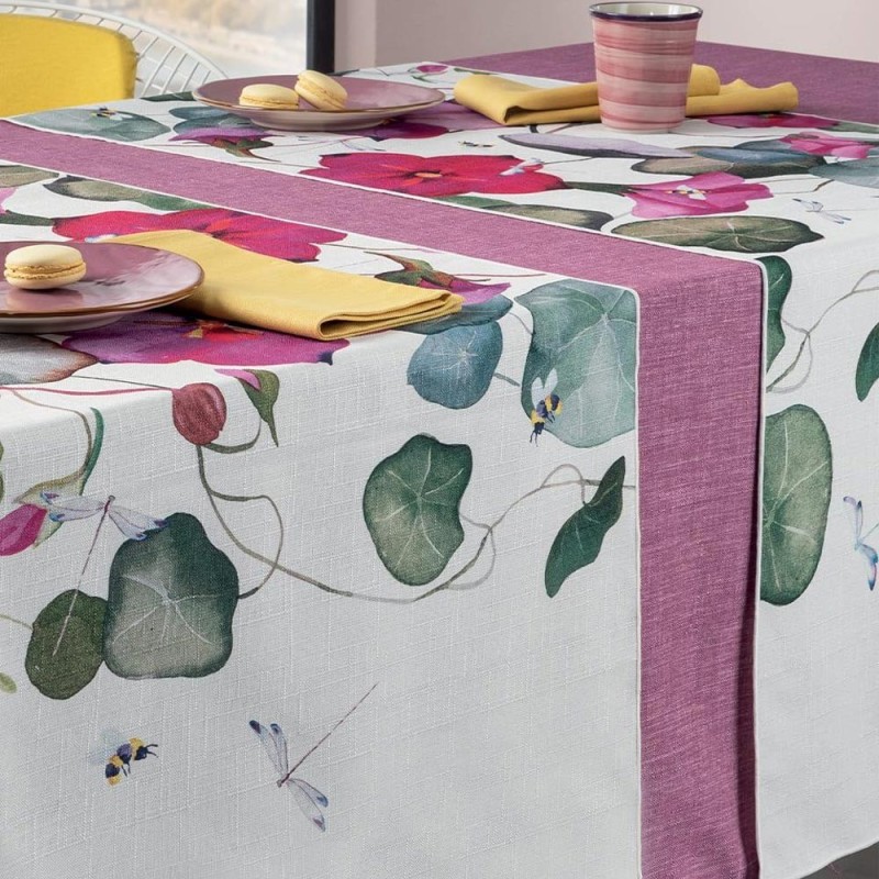 Runner Antimacchia 50x155 Provence L'Oca Nera